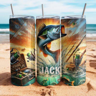 Personalized Fishing Gift Skinny Tumbler, Custom Fisherman 20oz Tumbler, Fisherman Gift with Name, Best Dad Gift, Fishing Gifts For Grandpa Personalized Fishing Gift Skinny Tumbler, Custom Fisherman 20oz Tumbler, Fisherman Gift with Name, Best Dad Gift, Fishing Gifts For Grandpa