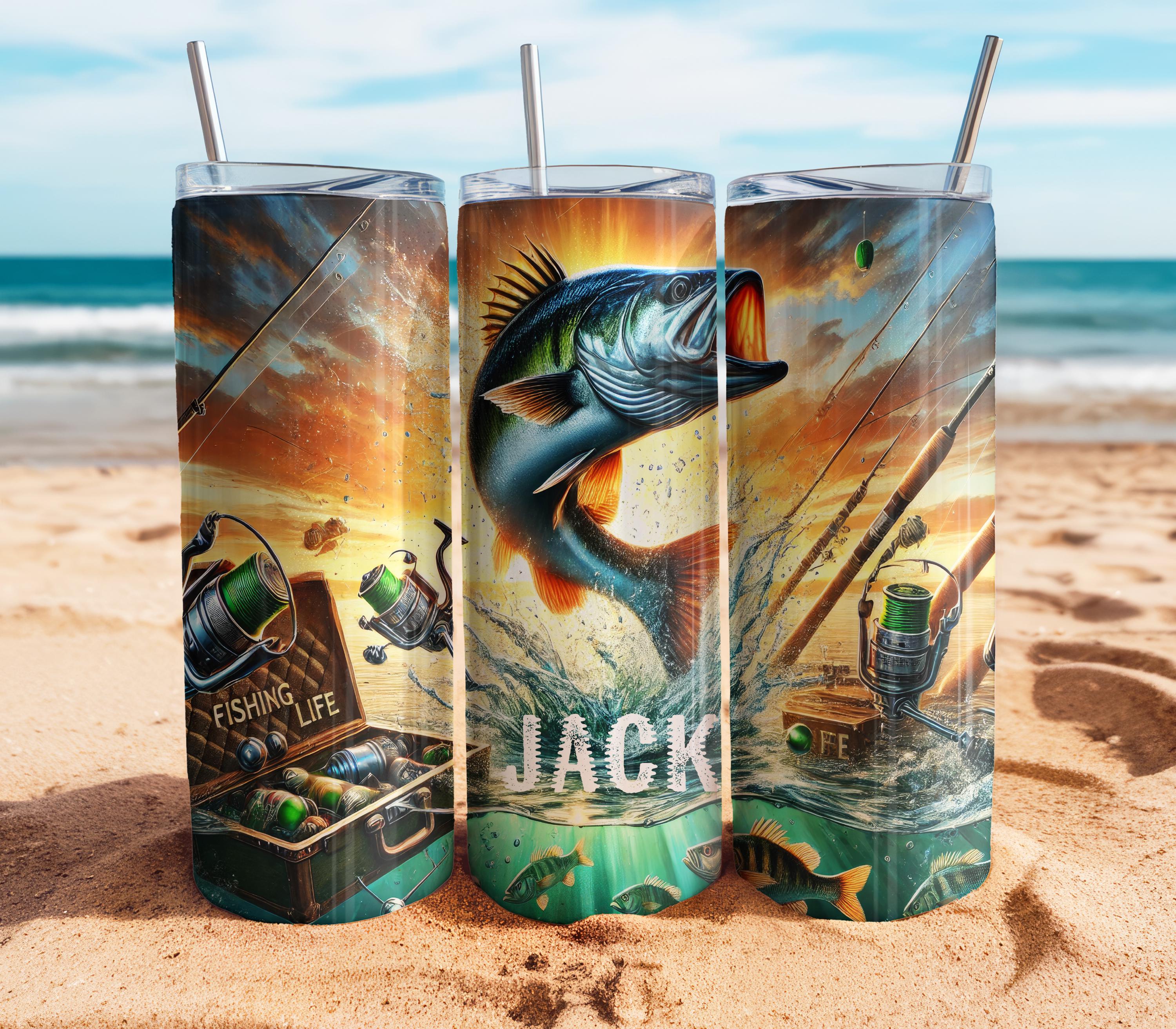 Personalized Fishing Gift Skinny Tumbler, Custom Fisherman 20oz Tumbler, Fisherman Gift with Name, Best Dad Gift, Fishing Gifts For Grandpa Personalized Fishing Gift Skinny Tumbler, Custom Fisherman 20oz Tumbler, Fisherman Gift with Name, Best Dad Gift, Fishing Gifts For Grandpa