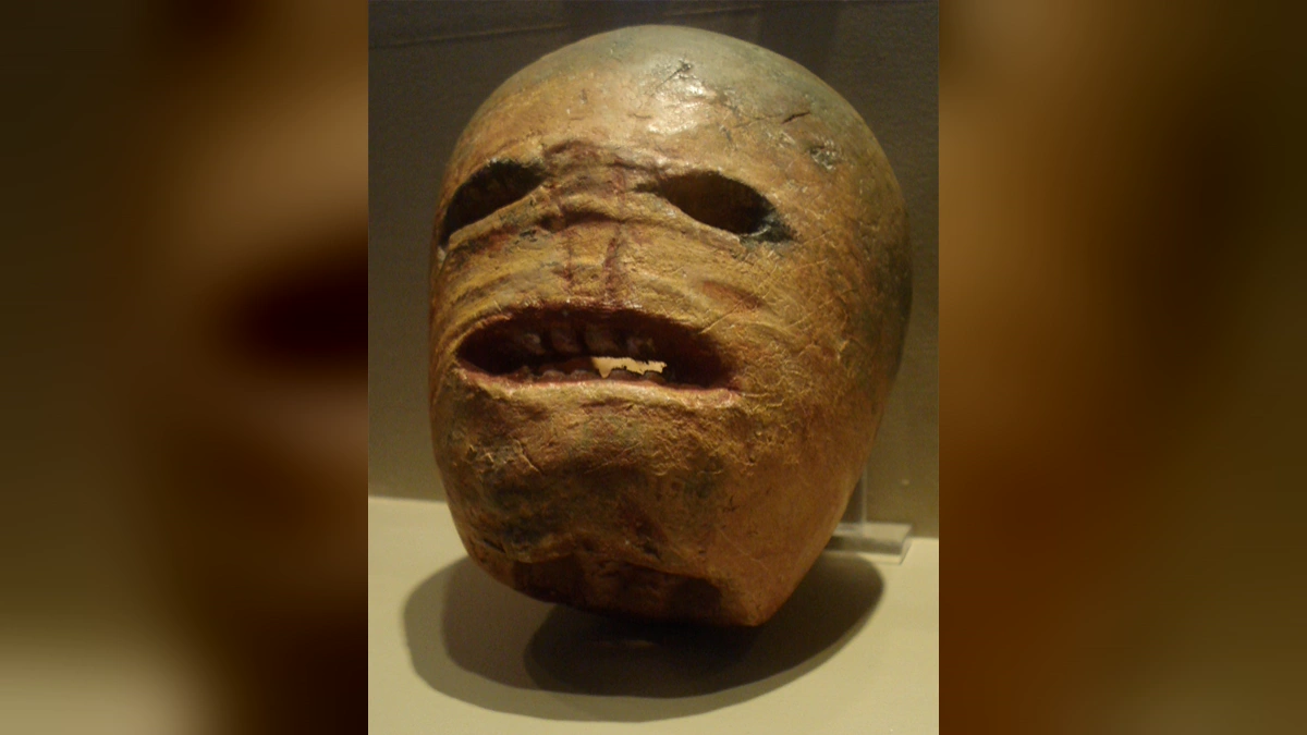 Early 20th century turnip lantern at the Museum of Country Life Carved Irish turnip lantern from the early 20th century on display at the National Museum of Ireland Country Life